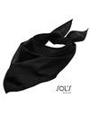 Bandana Trojkatna Mieszanka Poliester Bawelna LC01198 - Black