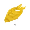 Bandana Trojkatna Mieszanka Poliester Bawelna LC01198 - Yellow