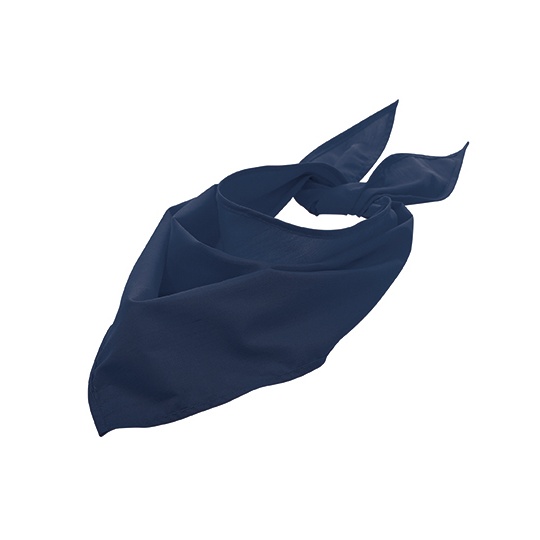 Bandana Trójkątna Mieszanka Poliester Bawełna LC01198 - French Navy
