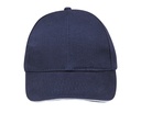 Czapka 6-panelowa Bawelniana LC88100 - French Navy & White