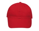 Czapka 6-panelowa Bawelniana LC88100 - Red