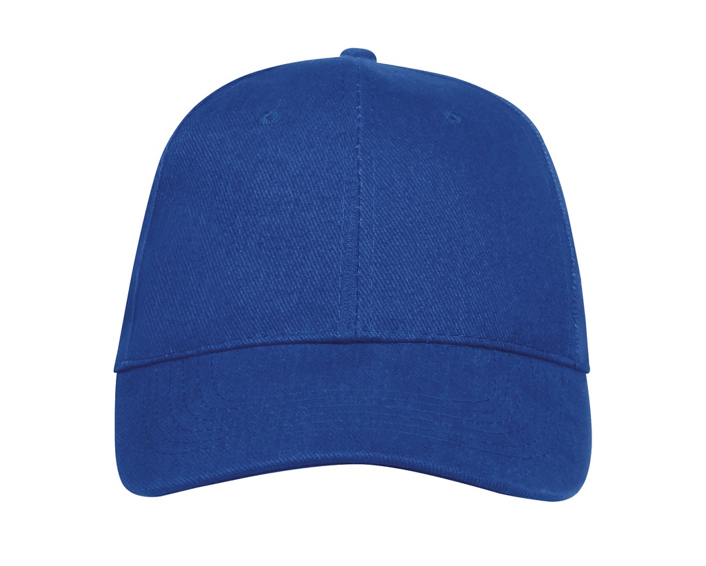 Czapka 6-panelowa Bawelniana LC88100 - Royal Blue 241 & White