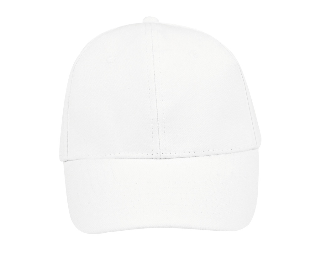 Czapka 6-panelowa Bawelniana LC88100 - White