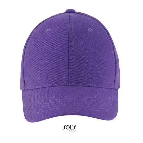 Czapka 6-panelowa Bawelniana LC88100 - Dark Purple