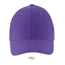 Czapka 6-panelowa Bawelniana LC88100 - Dark Purple