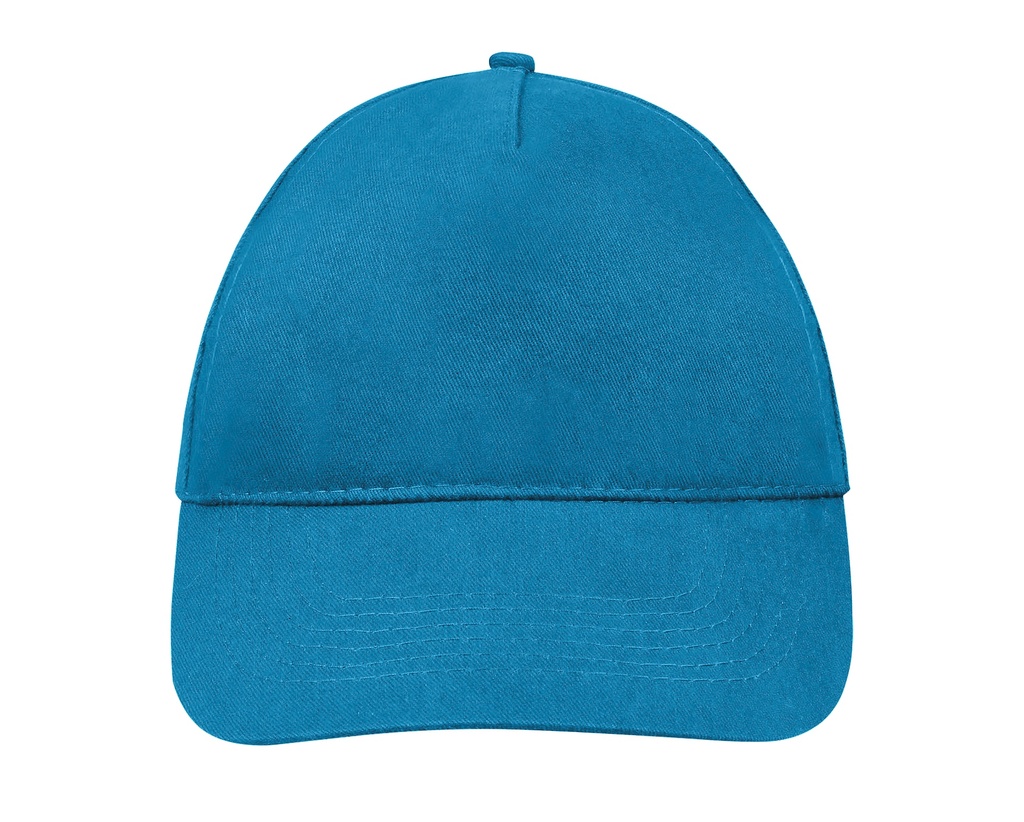 Czapka 5-panelowa Lekka Bawełniana LC88110 - Aqua