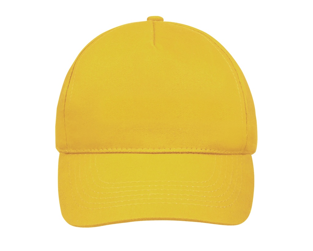 Czapka 5-panelowa Lekka Bawełniana LC88110 - Gold