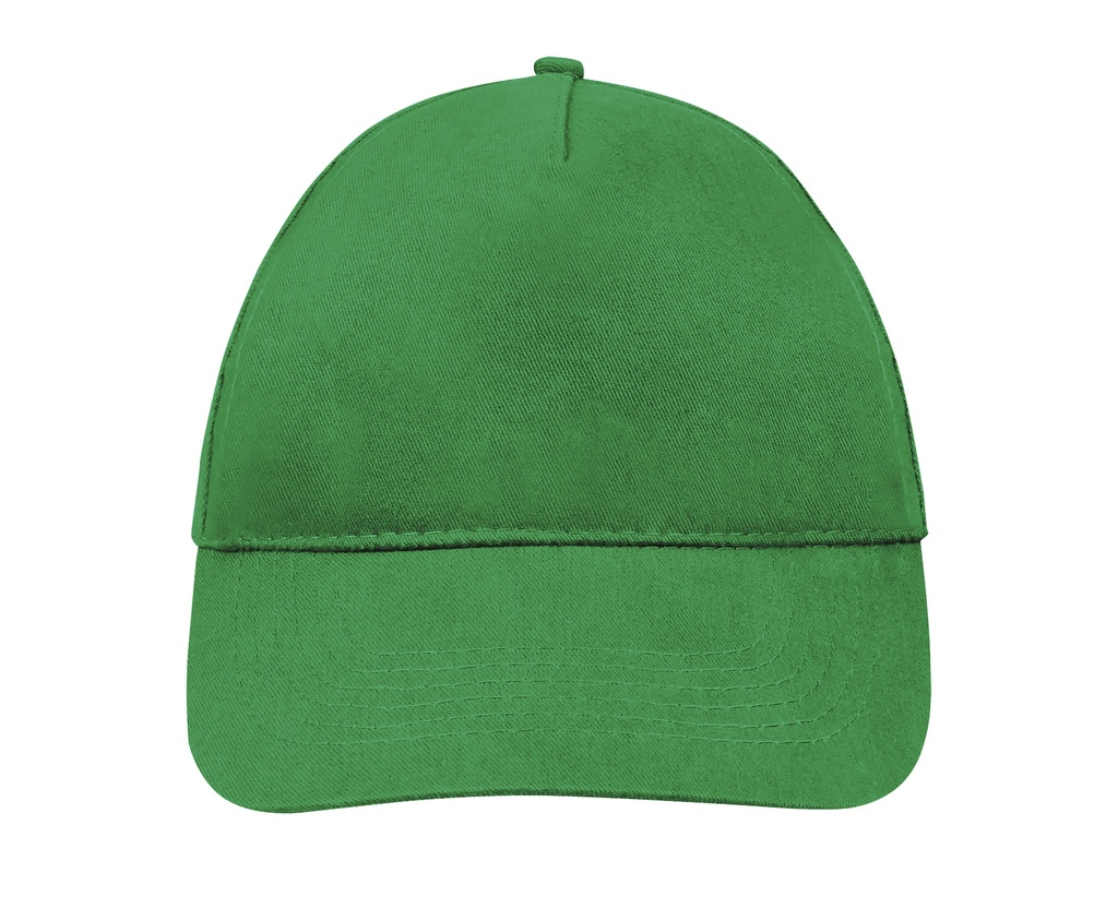Czapka 5-panelowa Lekka Bawelniana LC88110 - Kelly Green