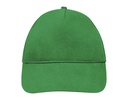 Czapka 5-panelowa Lekka Bawelniana LC88110 - Kelly Green