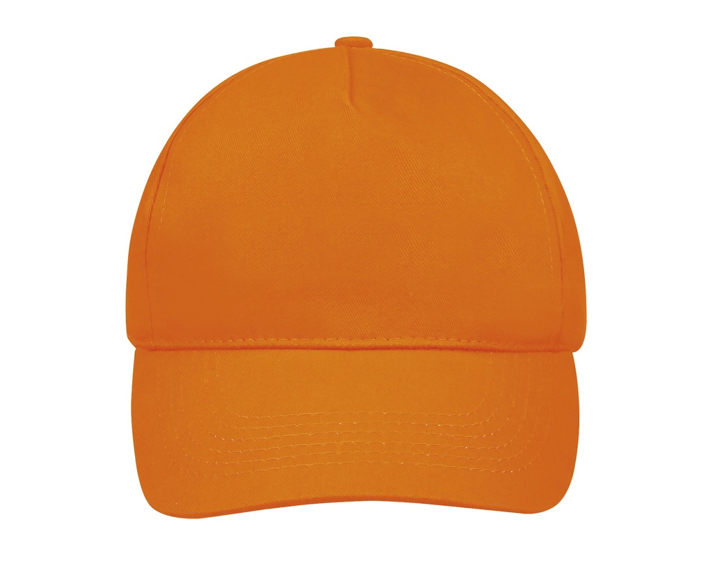 Czapka 5-panelowa Lekka Bawelniana LC88110 - Orange
