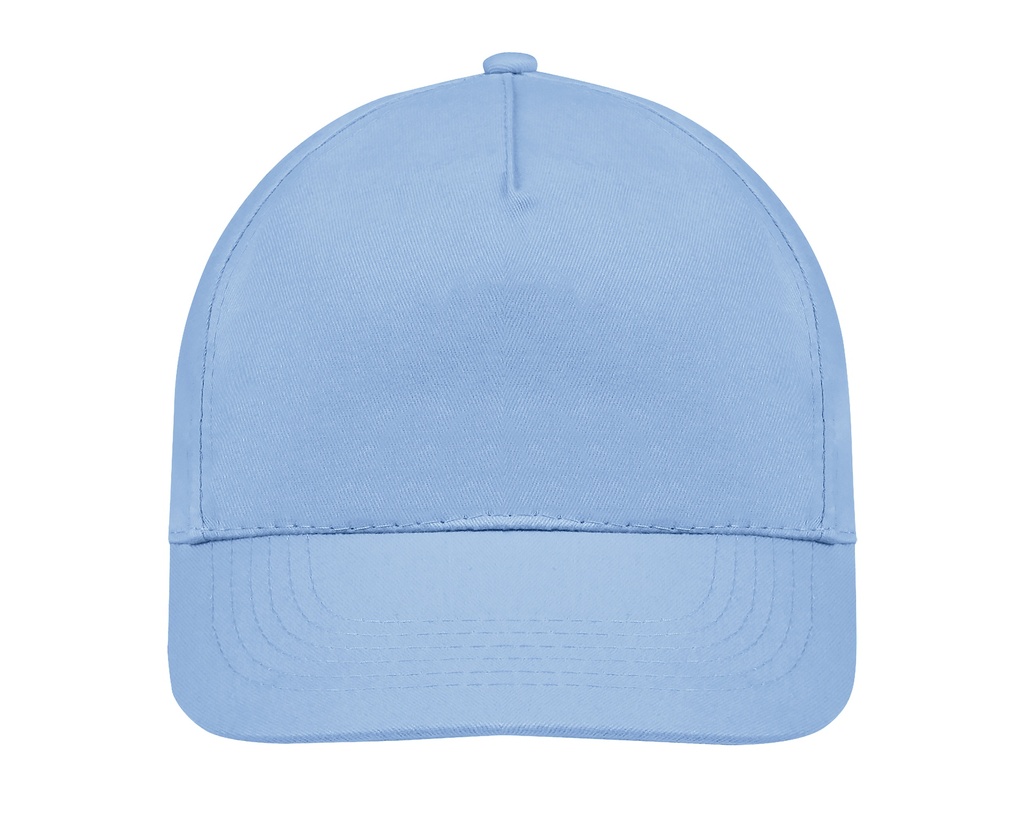 Czapka 5-panelowa Lekka Bawelniana LC88110 - Sky Blue