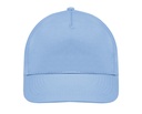 Czapka 5-panelowa Lekka Bawelniana LC88110 - Sky Blue