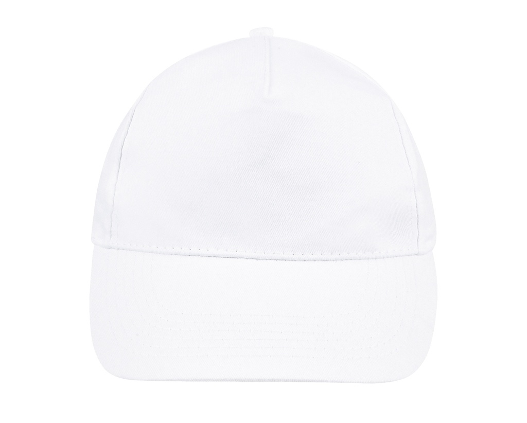 Czapka 5-panelowa Lekka Bawelniana LC88110 - White