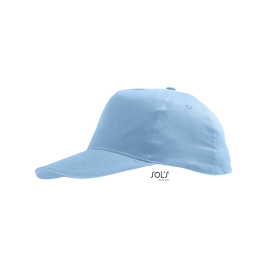 Czapka Dziecieca 5-panelowa Bawelniana LC88111 - Sky Blue