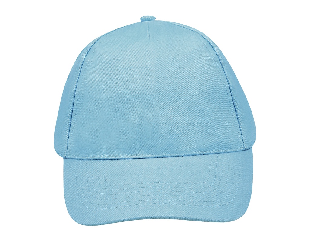 Czapka Pieciopanelowa Bawelniana LC88119 - Atoll Blue