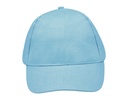 Czapka Pieciopanelowa Bawelniana LC88119 - Atoll Blue