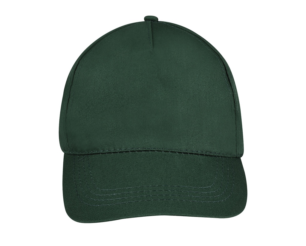 Czapka Pieciopanelowa Bawelniana LC88119 - Forest Green