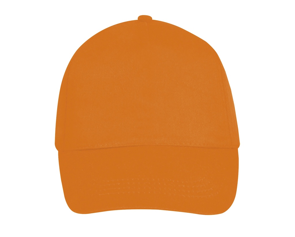 Czapka Pieciopanelowa Bawelniana LC88119 - Orange