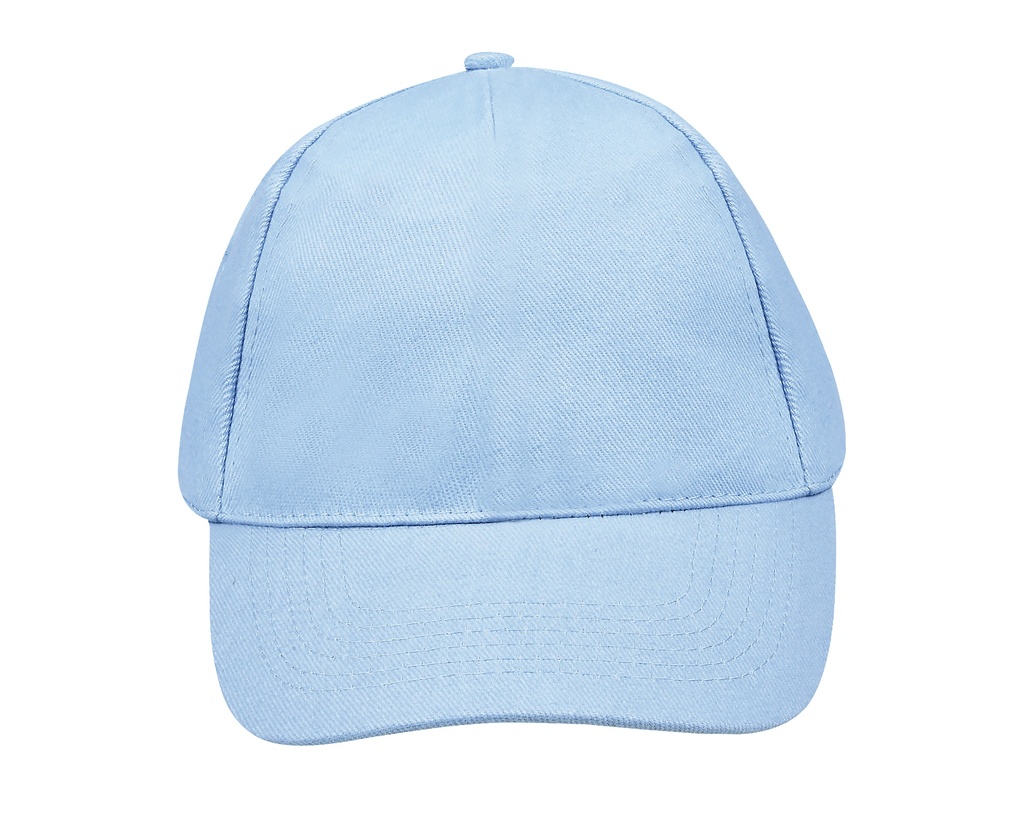 Czapka Pieciopanelowa Bawelniana LC88119 - Sky Blue