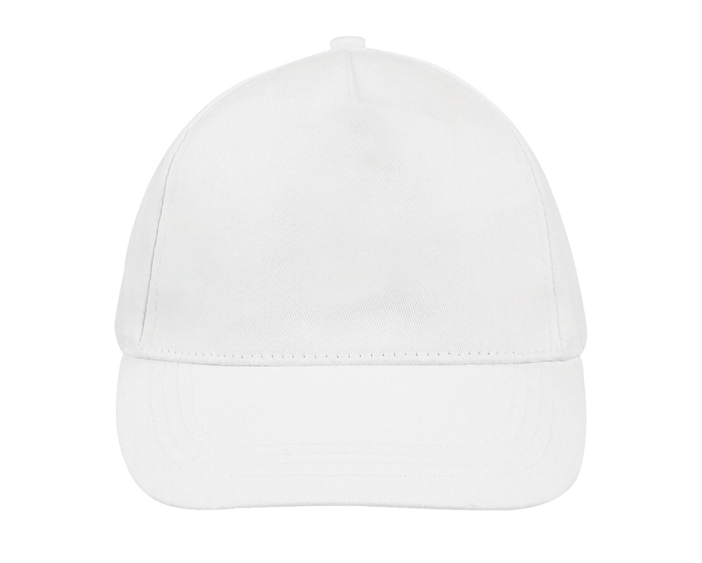 Czapka Pieciopanelowa Bawelniana LC88119 - White