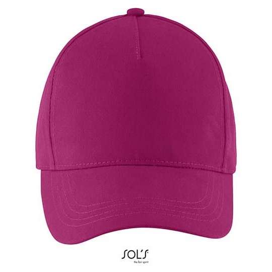 Czapka Pieciopanelowa Bawelniana LC88119 - Fuchsia