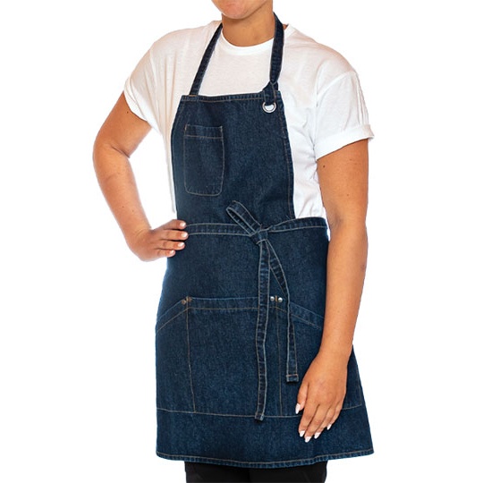 Fartuch Krotki Denim LF116 - Indigo