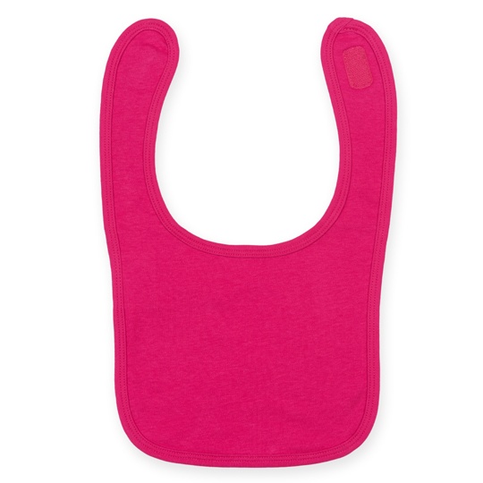 Śliniak Dwuwarstwowy Bawełniany LW082 - Fuchsia