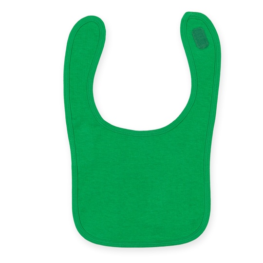 Śliniak Dwuwarstwowy Bawełniany LW082 - Kelly Green