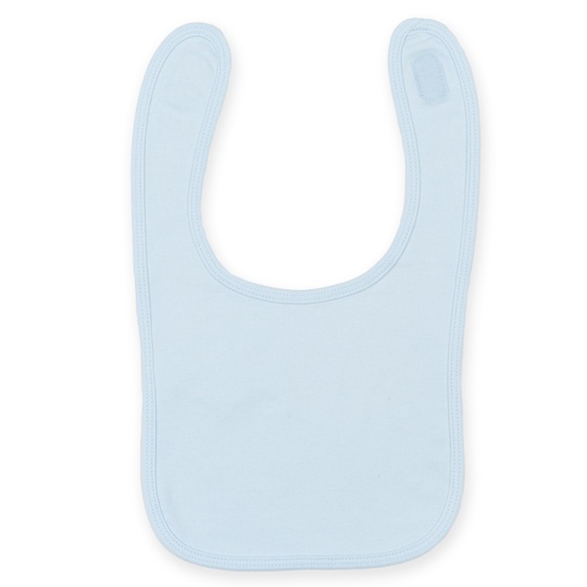 Śliniak Dwuwarstwowy Bawełniany LW082 - Pale Blue