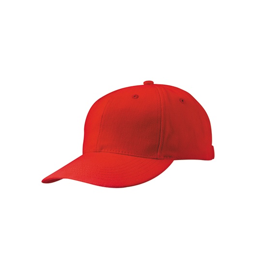 Czapka 6-panelowa Bawelniana MB016 - Red