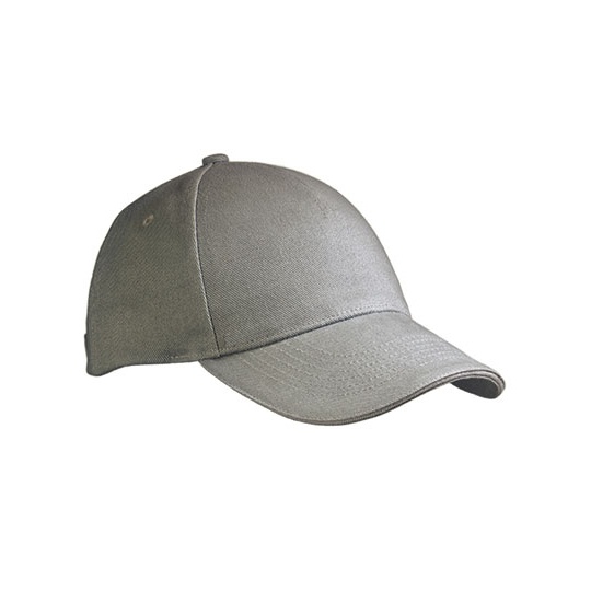 Czapka Bejsbolowka 5-panelowa MB035 - Dark Grey & Light Grey