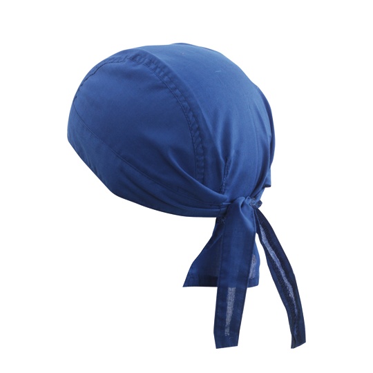 Bandana wiązana z szerokim pasem MB041 - Royal