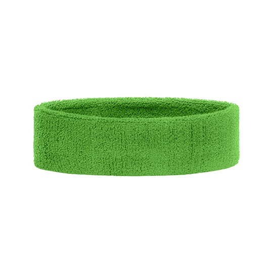 Opaska frotté na głowę MB042 - Lime Green