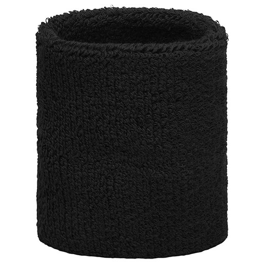 Opaska Frotte 8 cm MB043 - Black
