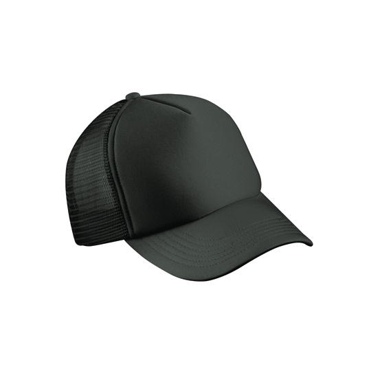 Czapka Snapback 5-panelowa Siateczkowa MB070 - Black