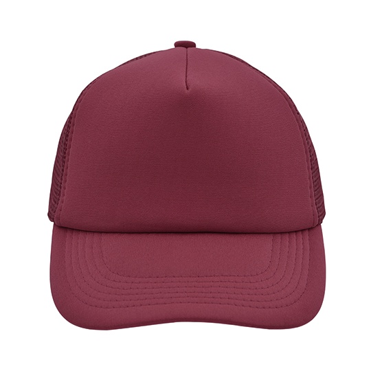 Czapka Snapback 5-panelowa Siateczkowa MB070 - Burgundy
