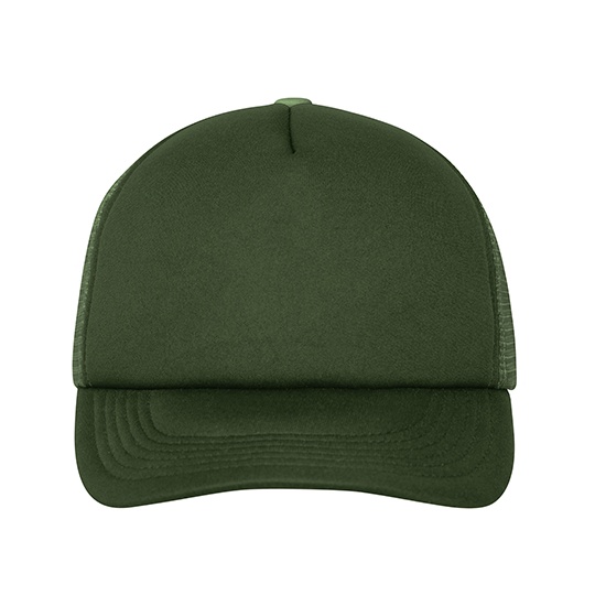 Czapka Snapback 5-panelowa Siateczkowa MB070 - Dark Olive