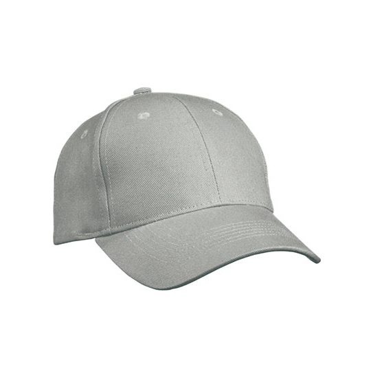 Czapka Klasyczna 6-panelowa MB091 - Light Grey