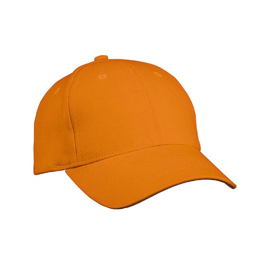 Czapka Klasyczna 6-panelowa MB091 - Orange