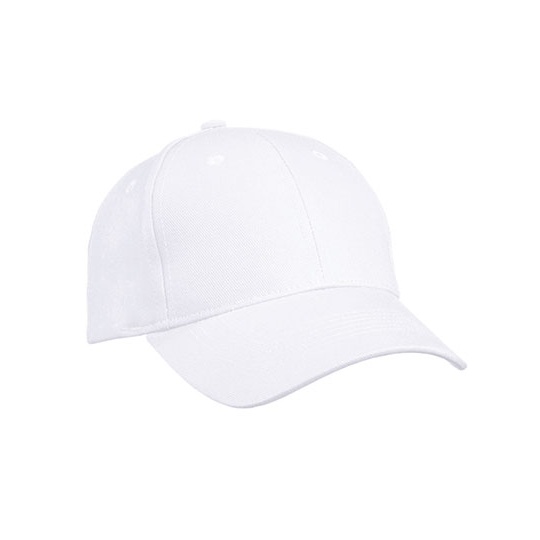 Czapka Klasyczna 6-panelowa MB091 - White