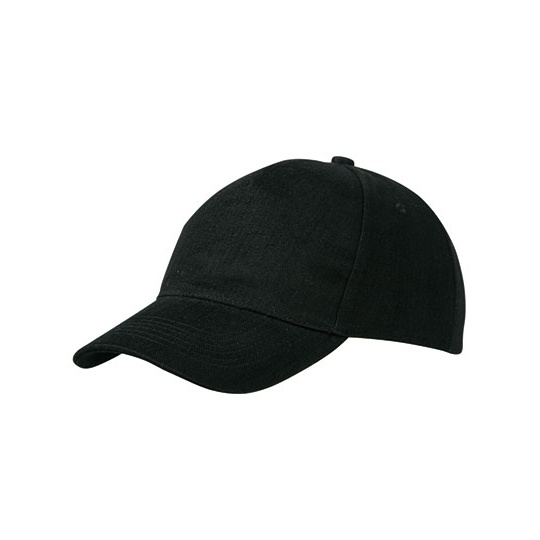 Czapka 5-panelowa Bawelniana MB092 - Black