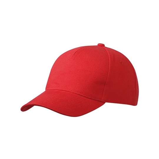 Czapka 5-panelowa Bawelniana MB092 - Red