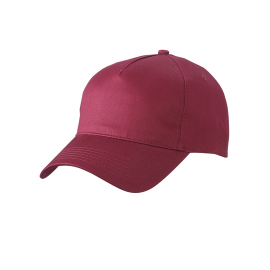 Czapka Klasyczna 5-panelowa MB6117 - Burgundy