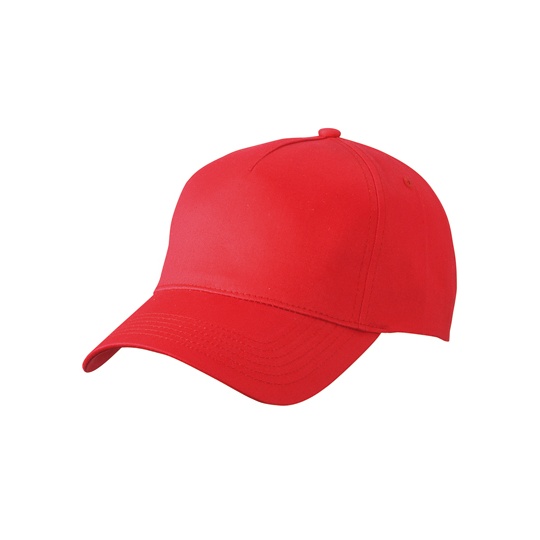 Czapka Klasyczna 5-panelowa MB6117 - Red