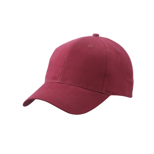 Czapka 6-panelowa Bawełniana MB6118 - Burgundy
