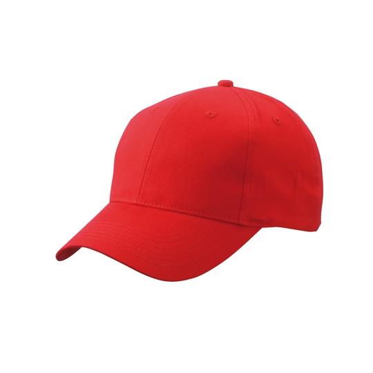 Czapka 6-panelowa Bawelniana MB6118 - Red