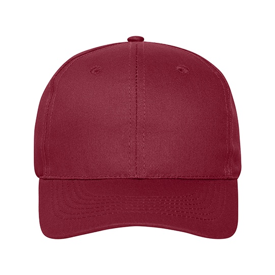 Czapka 6‑panelowa MB6236 - Burgundy