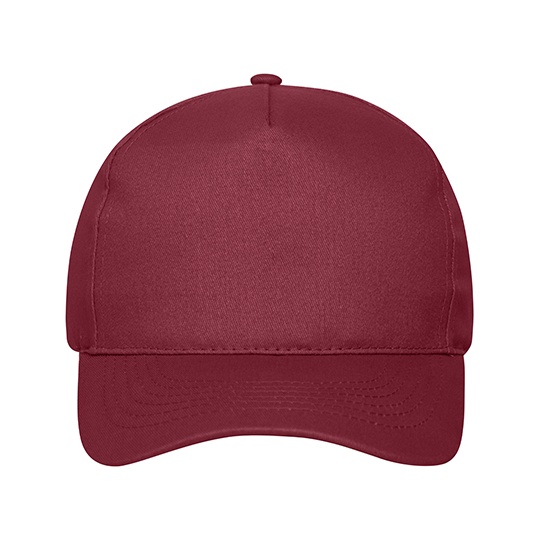 Czapka 5-panelowa Bawełniana MB6237 - Burgundy