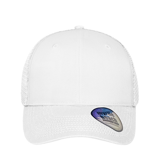 Czapka 6-panelowa Siateczkowa MB6239 - White