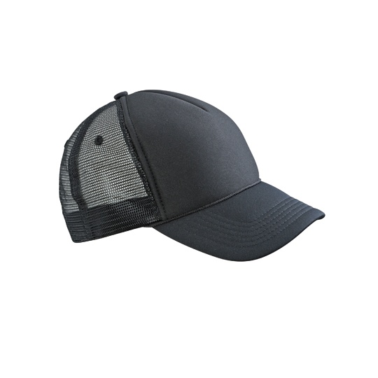 Czapka 5-Panelowa Siateczkowa MB6550 - Black